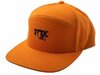 FOX 22 Shop 5 Panel Strapback Hat orange oversize 
