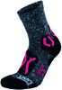 UYN Kids Trekking Outdoor Explorer Socks grey multicolor / pink 35-38