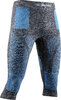 X-BIONIC Men Energy Accumulator 4.0 Melange Pants 3/4 dark grey melange/blue S