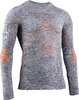 X-BIONIC Men Energy Accumulator 4.0 Melange Shirt LG SL grey melange/orange L