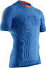 X-BIONIC MEN Invent 4.0 Running Shirt SH SL teal blue/kurkuma orange L