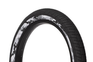 SALTPLUS STING tire, 65 psi, 20  x 2.4 ,black/snow camouflage sidewall