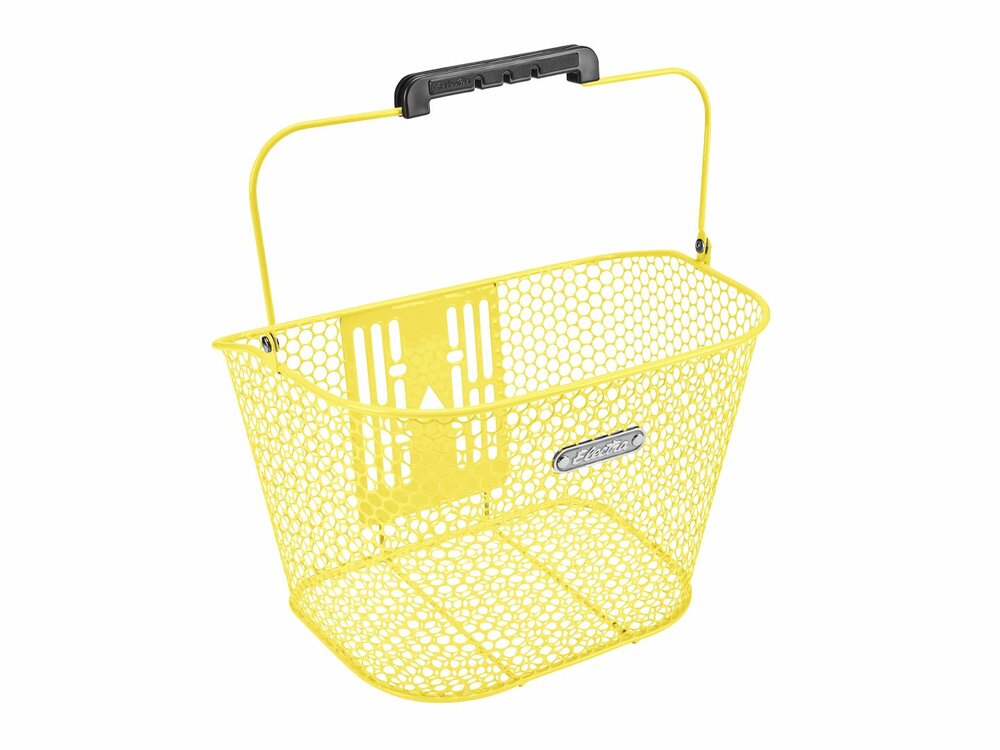 Electra Basket Honeycomb QR Pineapple Yellow Front