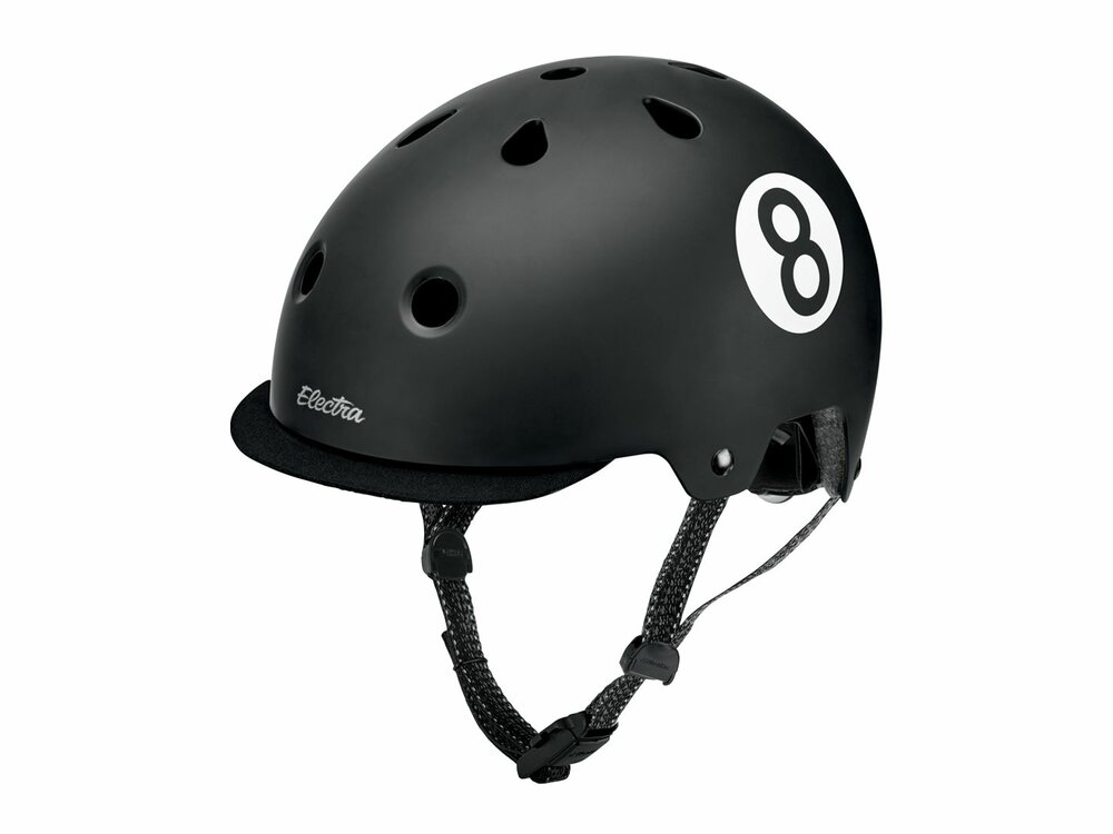 Electra Helmet Lifestyle Lux Straight 8 Small Black CE