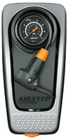 SKS Fusstretpumpe Airstep Alu/Kunststoff Multi Valve mit Manometer schwarz-silber 