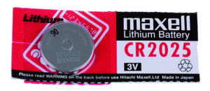 Batterie CR2025 Lithium Knopfzelle 3V 