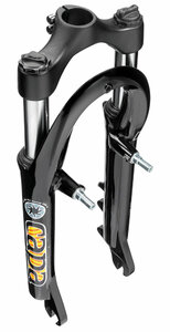 RST Federgabel Capa T26 26  für Disc- und V-Brake ohne Schaft schwarz