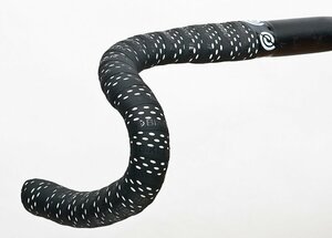 Bike Ribbon Lenkerband Drops schwarz mit weissen Tropfen 