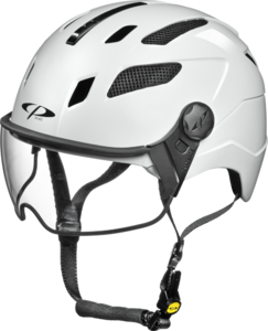 CP Bike CHIMAYO+ Urban Helmet visor clear white shiny L