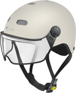 CP Bike CARACHILLO Urban Helmet visor clear stone s.t. XL
