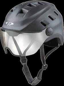 CP Bike CHIMO Helmet visor clear black matt S/M