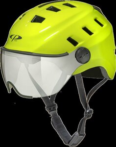 CP Bike CHIMO Helmet visor vario fluo yellow shiny L/XL