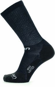 UYN Lady Cycling Aero Winter Socks black/white 41-42