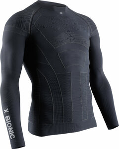 X-BIONIC Men Moto Energizer 4.0 LT Shirt LG SL charcoal/pearl grey M