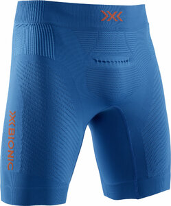X-BIONIC Men Invent 4.0 Running Shorts teal blue/kurkuma orange XXL