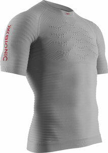 X-BIONIC Men Effektor 4.0 Running Shirt SH SL dolomite grey/sunset orange M